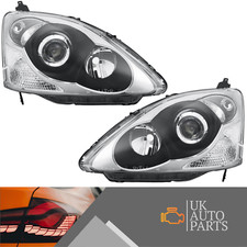 Honda Civic Type R Headlights EP2 EP3 Pair Mk7 2003-2006 Drivers & Passenger