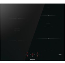 Hisense HI6401BSC Built-in 60cm Induction Hob Ceramic Glass Panel, Child Lock