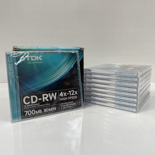 Tdk 80 slim - cd-rw,