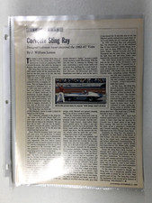 Vette#04 CORVETTE Article Escape Road Corvette Sting Ray 1 page 11-27-1989