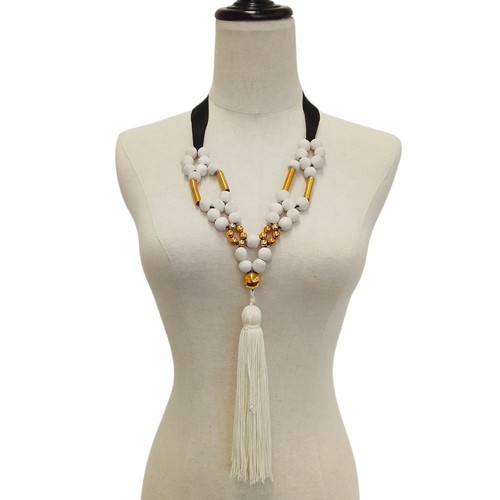 Marni tassel ribbon - ribbon, necklace