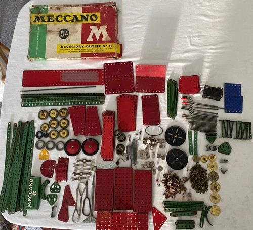 Vintage meccano parts pieces - vintage,