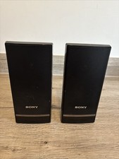 PAIR (x2) Sony SS-TSB93 Home Cinema Surround Sound Speakers Black 2 Way TESTED