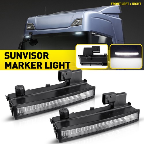 2pcs 24v front top white - 2pcs,