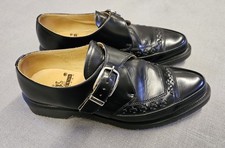 GEORGE COX BLACK LEATHER