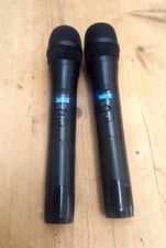 Pro Sound UHF Wireless Professional Microphones x 2  *MISSING RECEIVER*