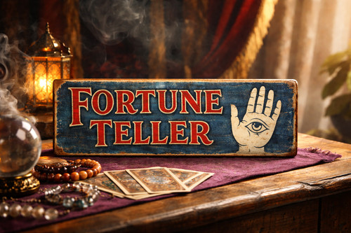 Fortune teller sign vintage - teller,