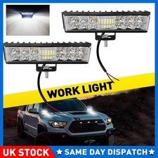 2Pcs 6inch LED Work Light Bar Spot Pods Fog Lamp Offroad Driving Truck SUV ATV