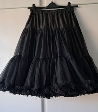 BANNED Black Rock & Roll Full Circle Dance Petticoat 26"