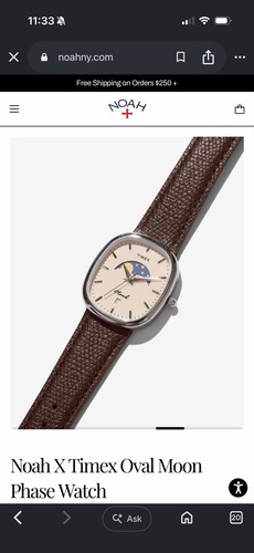 Noah timex oval moon phase - noah,