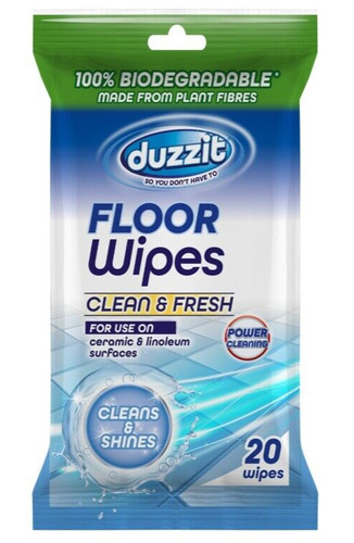 20x duzzit floor wipes clean - duzzit,