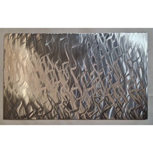 Modern abstract metal wall