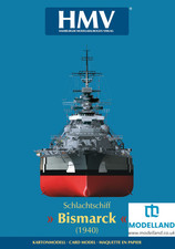 Battleship Bismarck Card Paper