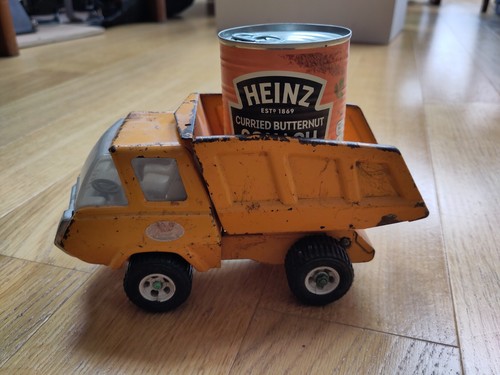 Vintage metal tonka tipper - vintage,