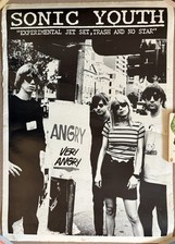 Sonic Youth - Experimental Jet Set, Trash and No Star vintage 1990s promo poster