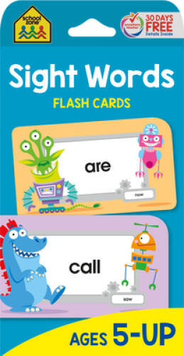 Sight words flash - words, cards