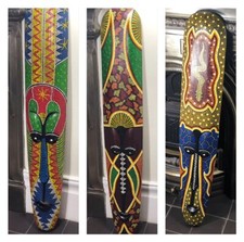 Wooden Tiki Mask 100CM Carved