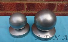 Galvanised Round Metal/steel Fence Gate Post Cap flange60 80 100mm with Ball Top