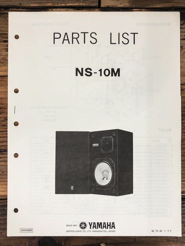 Yamaha 10m speaker parts - yamaha, ns-10m
