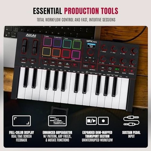 Akai mpk mini mk4 midi - akai, mk4,