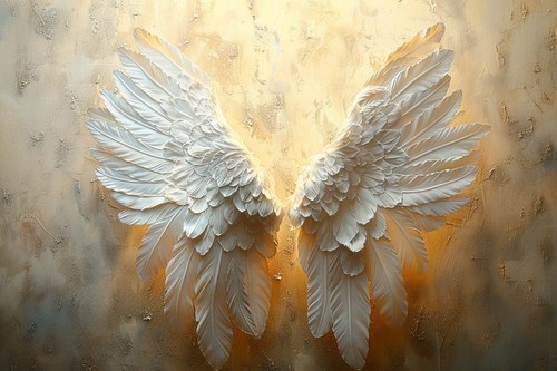 Stunning angel wings - wings, canvas