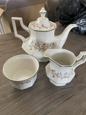 Eternal Beau Teapot, Milk Jug And Sugar Bowl