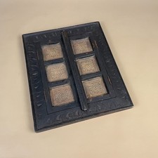 Vintage Carved Wooden Shutter