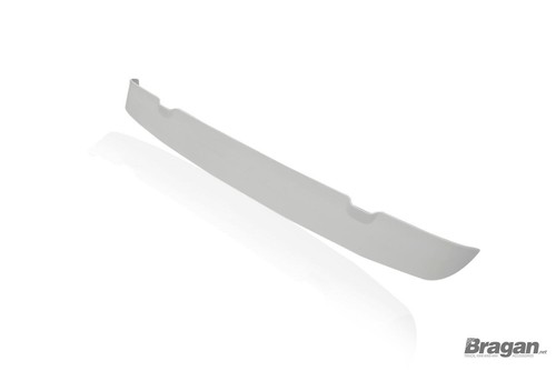 Rear roof spoiler - rear, with