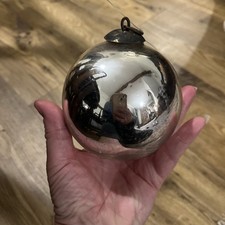 Antique 19th c Silver Mirror