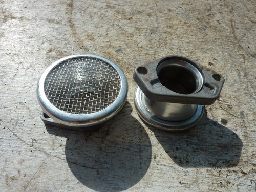 Pair mesh alloy bell mouths - alloy,