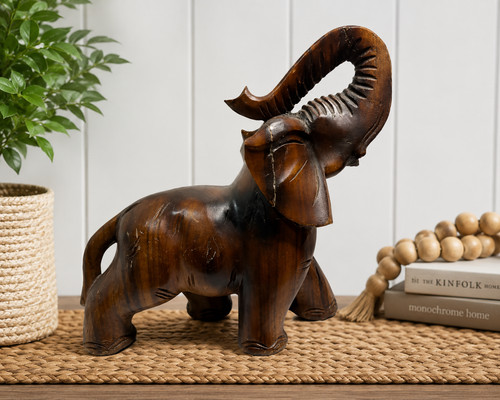 Large hand carved wooden - large,