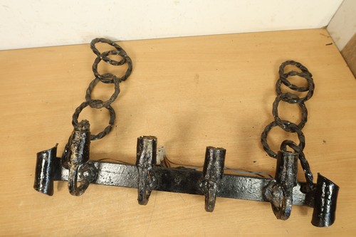 Antique wrought iron primitive - wrought,