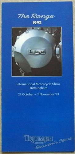 Triumph motorcycles range - triumph,