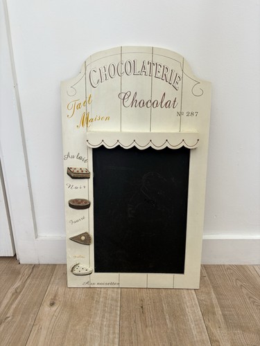 French chocolaterie chalkboard - french,