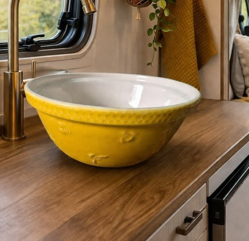 Handmade ceramic sink bowl - ceramic, for