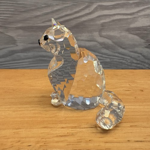 Swarovski crystal cat figurine - swarovski,