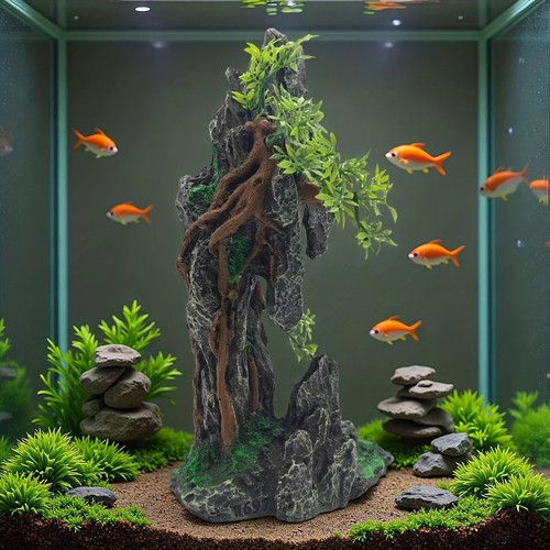 Large tall rock - large,