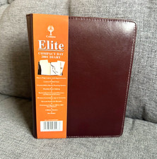 Collins Elite Compact Diary Filofax 2001 New Pockets Notebook Vintage