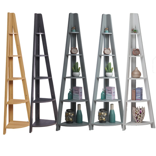 Corner ladder shelving - ladder, 5