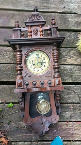 Large antique german wall - antique,