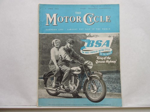 The motorcycle magazine april - the,
