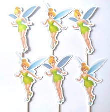 Tinkerbell cupcake toppers x6
