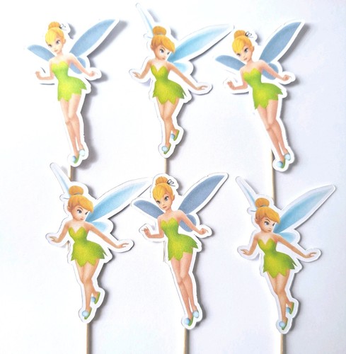 Tinkerbell cupcake toppers - , x6