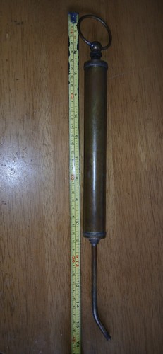 Brass vintage grease oil - grease/oil, gun