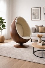 Pod Egg Chair Wood Finish