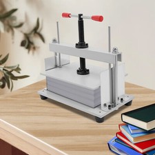 Manual A4 Heavy Press Bookbinder Steel Bookbinding Press Screw Papermaking Book