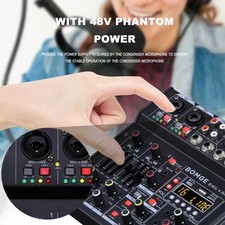 BOMGE 4.0M Audio Mixer, Sound