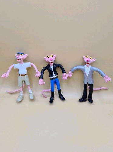 Pink panther vintage bendy - vintage,