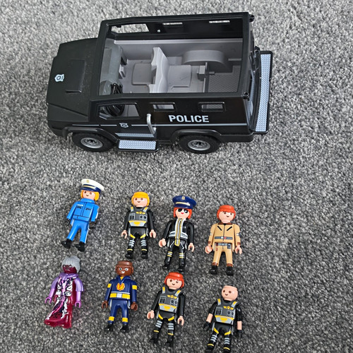 Playmobil police van truck - playmobil, van/truck