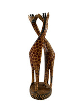  Wooden hand carved entwined